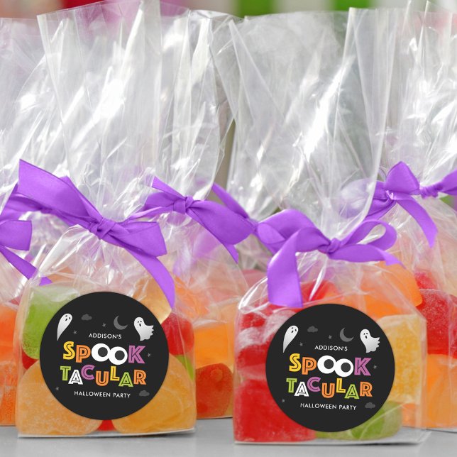 Spooktacular Halloween-Party Gefallen Stickers (Von Creator hochgeladen)