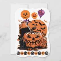 Spooktacular Halloween Spaß mit Niedlichen Schwarz