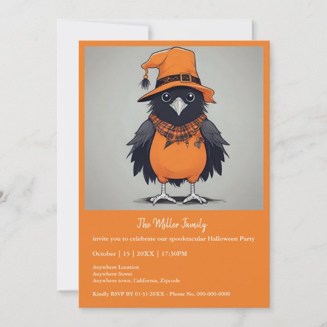 Spooktacular Halloween-Tiere in verschleierter For (Vorderseite)