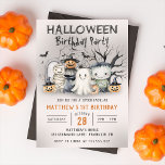 Spooktacular Kids Halloween Einladung<br><div class="desc">Spooktacular Kids Halloween Geburtstagseinladung</div>