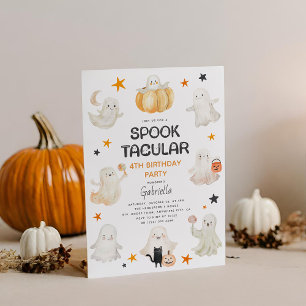 Spooktacular Kindergeburtstagsfeier freundliche Ge Einladung