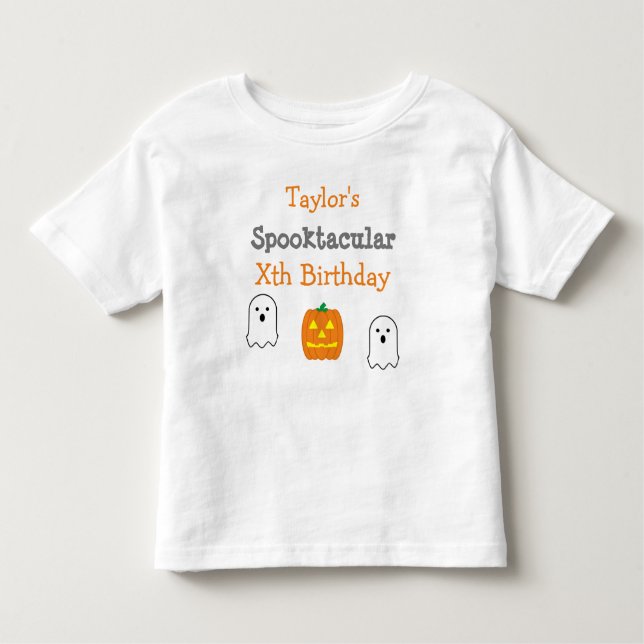 Spooktacular Kleinkind T-shirt (Vorderseite)