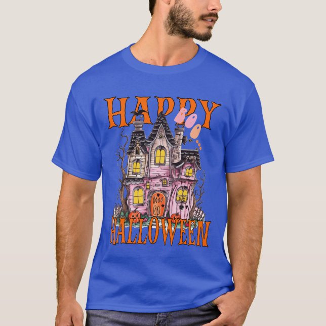 "Spooktacular lacht ab, glückliches Halloween!" T-Shirt (Vorderseite)