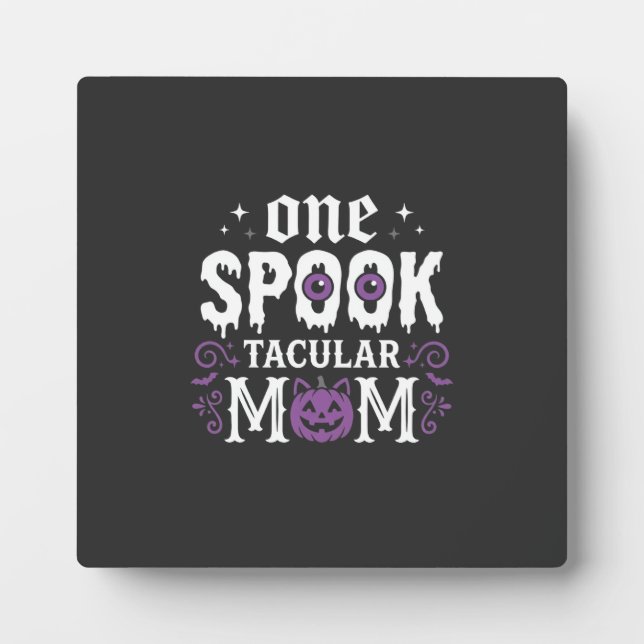 Spooktacular-Mutter-Halloween-Design_1 Fotoplatte (Vorderseite)
