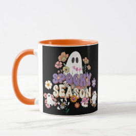 Spooktacular Niedlich Ghost Halloween Schwarz Lila Tasse
