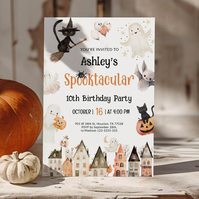 Spooktacular Party Halloween Einladung (Von Creator hochgeladen)