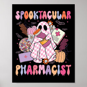 Spooktacular Pharmacy Week Spooky Ghost Poster