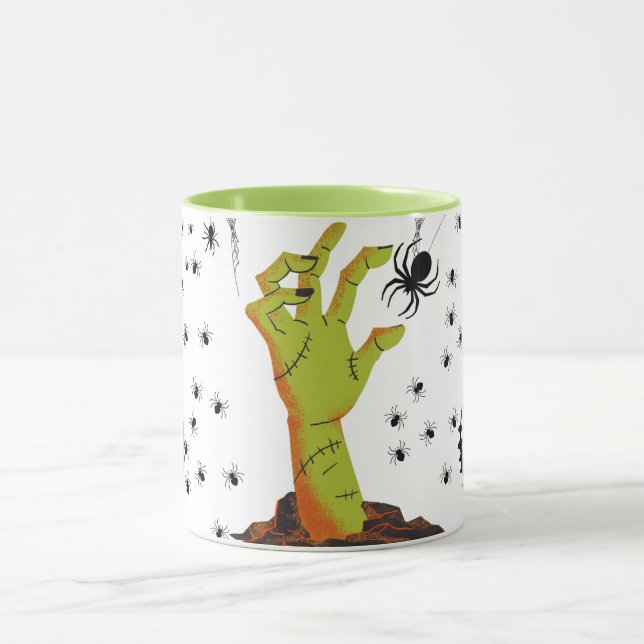 Spooktacular Sips: glückliches Halloween Tasse (Zentrum)