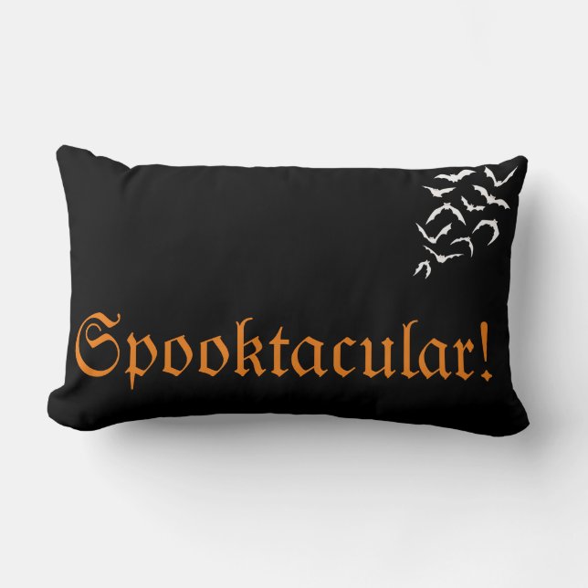 Spooktacular von Sommer Hamilton Lendenkissen (Vorderseite)