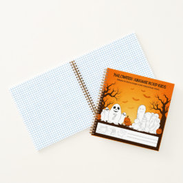 Spooktacular Zahlen: Ein Halloween-Farbabenteuer Notizbuch