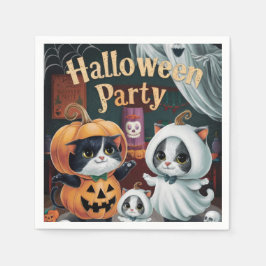 Spooktakuläres Halloween-Party Serviette