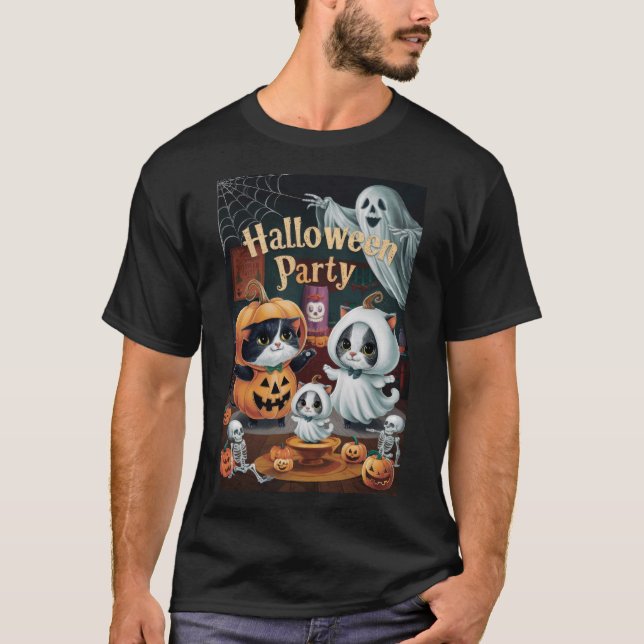 Spooktakuläres Halloween-Party T-Shirt (Vorderseite)