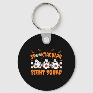 Spooktokuläre Sight Squad Ghost Halloween-Optometr Schlüsselanhänger