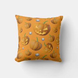 Spooky 3D Realistischer Jack O'Lantern & Pumpkin Kissen