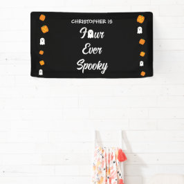 Spooky 4. Geburtstag Banner