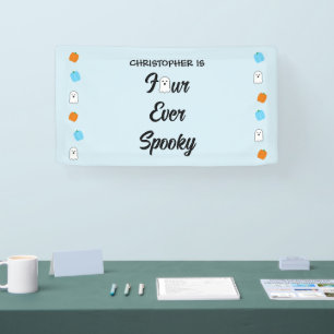 Spooky 4. Geburtstag Banner