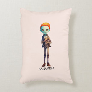 Spooky, aber Niedlich Zombie Kid - Adorable Macabr Dekokissen