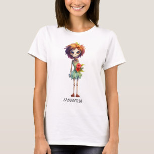 Spooky, aber Niedlich Zombie Kid - Adorable Macabr T-Shirt