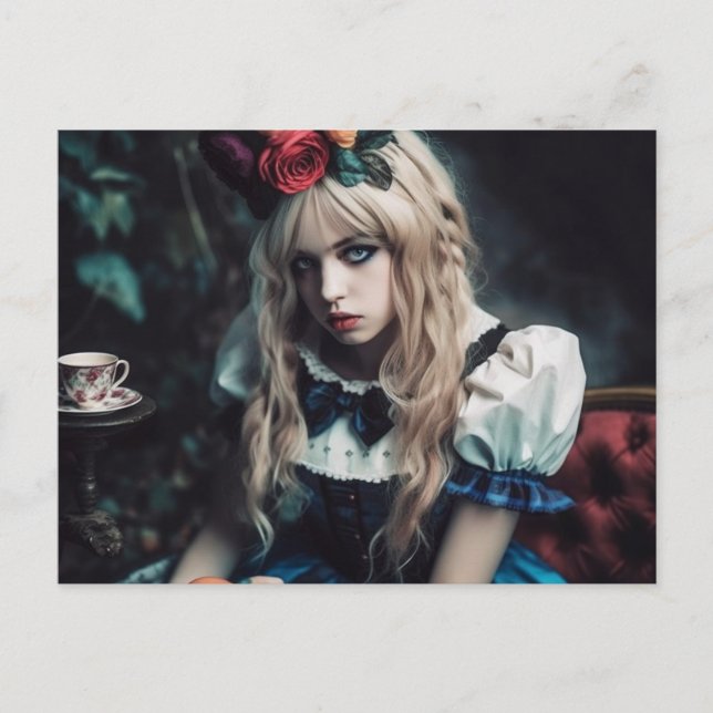 Spooky Alice Postkarte (Vorderseite)