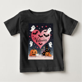 Spooky And Sentimental Starlit Valloween Baby T-shirt