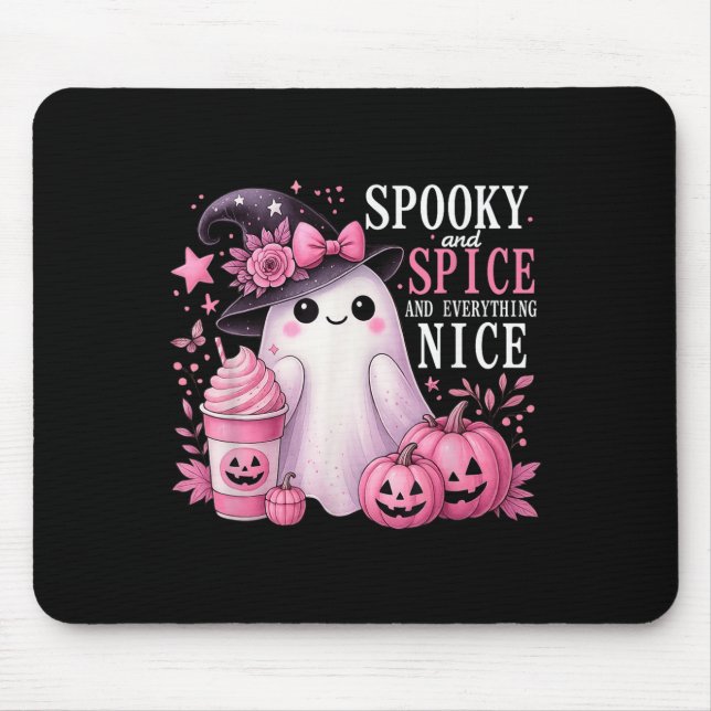 Spooky And Spice And Everything Nice Halloween Pin Mousepad (Vorne)