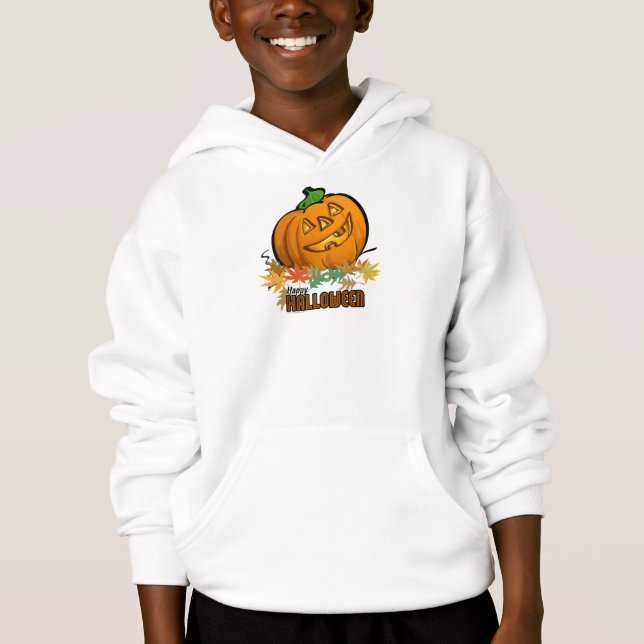 Spooky Animals Pumpkin Hoodie (Vorderseite)