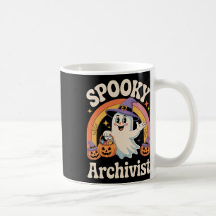 Spooky Archivist Niedlich Ghost Pumpkin Archives H Kaffeetasse