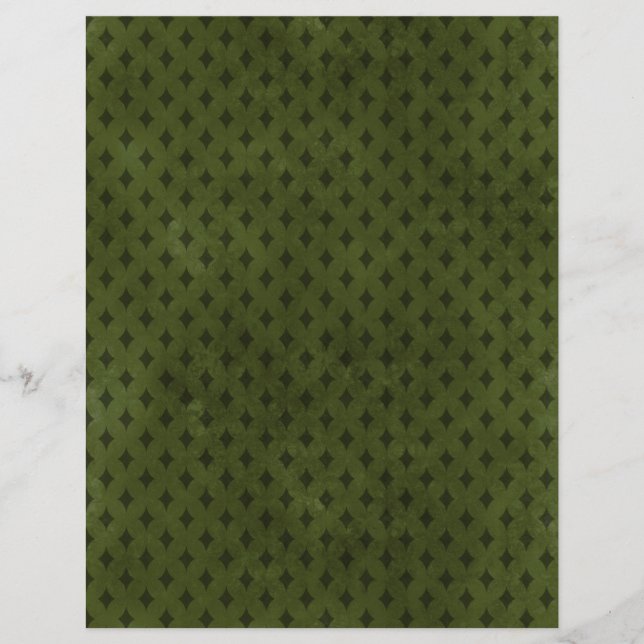 Spooky Autumn Gothbook Scrapbook Paper Sheet (Vorderseite)