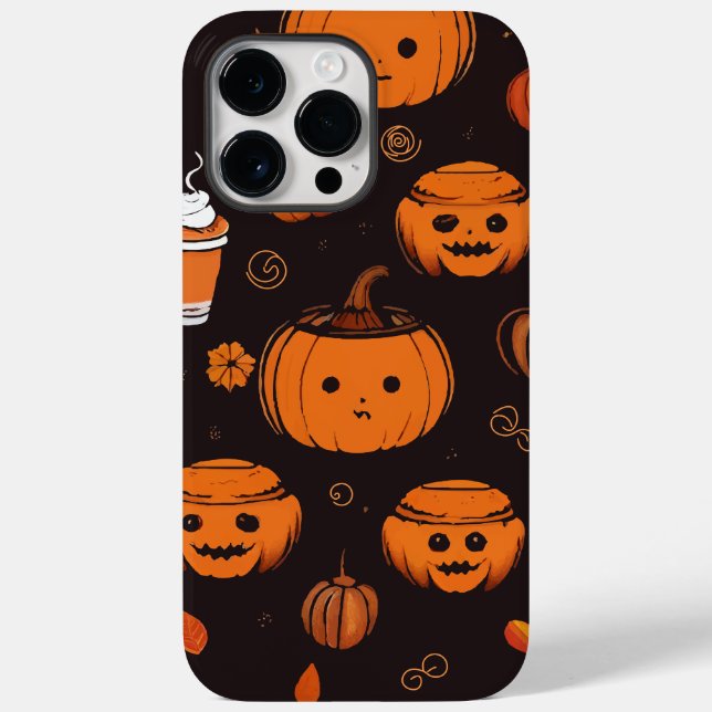 Spooky Autumn Pumpkin Gewürz Horror Night Case-Mate iPhone Hülle (Rückseite)