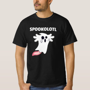 Spooky Axolotl liebt Niedliche Tiere zu Halloween T-Shirt