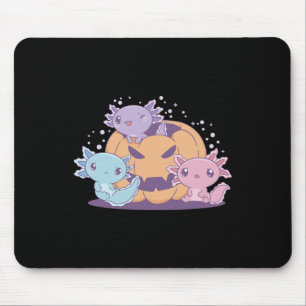 Spooky Axolotls Halloween Pumpkin Costume Kinder W Mousepad