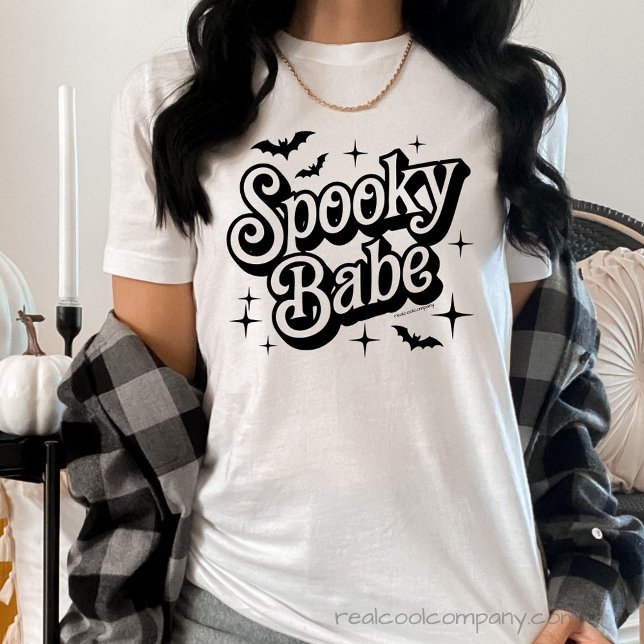 Spooky Babe Halloween Bella Canva Tri-Blend Shirt (Von Creator hochgeladen)