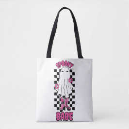 "Spooky Babe" Halloween Ghost - Retro Pink