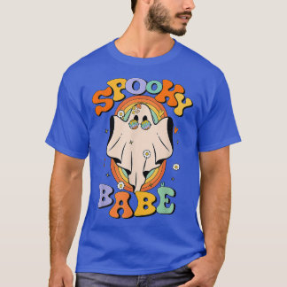 Spooky Babe Niedlich Ghost Fall Vibes Herbstgeiste T-Shirt