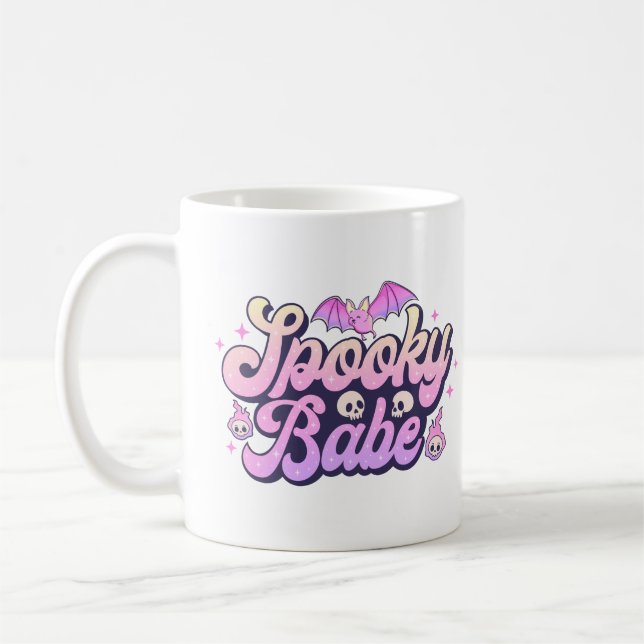 Spooky Babe Niedlich Halloween Kaffeetasse (Links)