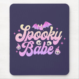Spooky Babe Niedlich Halloween Mousepad