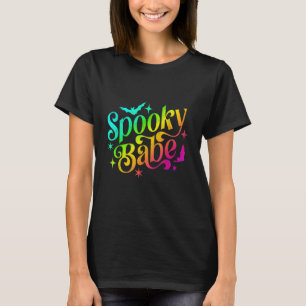 Spooky Babe Rainbow Halloween Trick oder Treat Cou T-Shirt