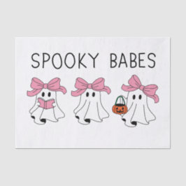 Spooky babes cute ghost seidenpapier