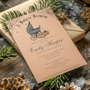 Spooky Baby braut Gothic Baby Dusche Einladung