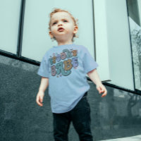 Spooky Baby farbenfrohe Retro-Typografie Blume