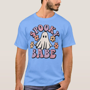 Spooky Baby Retro Groovy Halloween Trick oder Beha T-Shirt