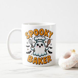 Spooky Baker - Niedliches Ghost Halloween Backen Kaffeetasse