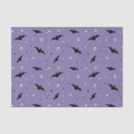 Spooky Bat & Skulls Pattern Halloween-Tissue Seidenpapier
