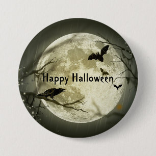 Spooky Bats Halloween Button