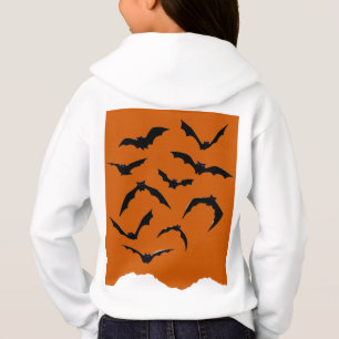 Spooky Bats Moderne glückliche Halloween-Kinder Hoodie