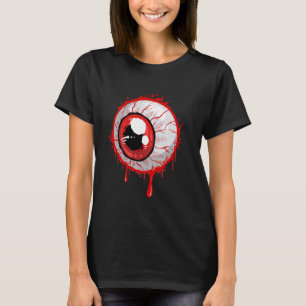 Spooky Beängstigend Creepy Eyeball Funny Halloween T-Shirt