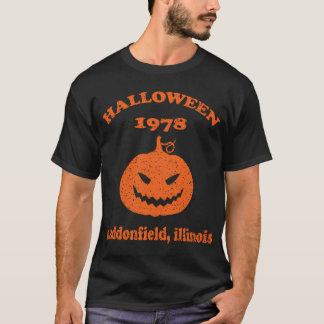 Spooky Beängstigend Pumpkin Haddonfield Halloween  T-Shirt