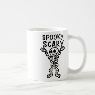 Spooky Beängstigend Skeleton Halloween Kaffeetasse