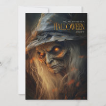 Spooky Beängstigende Creepy Witch Adult Halloween-