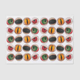 Spooky beängstigenden Zombie Gothie Augen hallowee Seidenpapier